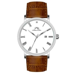 Porsamo Bleu Veritas 1 Quartz White Dial Mens Watch 1361cvel