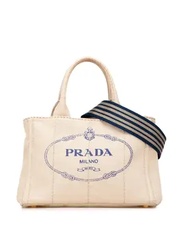 Prada 2013-2025 Small Canvas Canapa Logo satchel 32267476