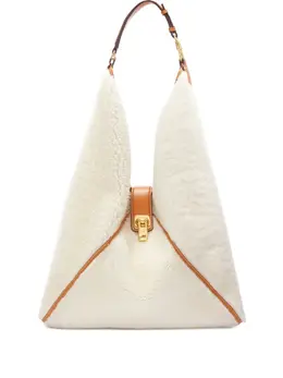 Большая сумка на плечо Dudu из овчины Ermanno Scervino, нейтральный 31697245 | нейтральные цвета