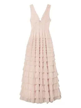 TWINSET: Платье с оборками 