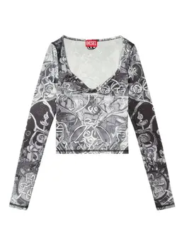 Diesel: Футболка с принтом 