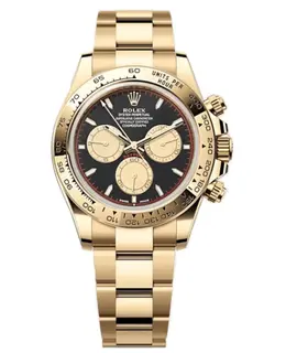 Rolex Cosmograph Daytona Yellow Gold Black and Champagne Dial Men's Watch m126508-0002
