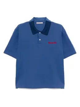 Marni: Синяя футболка 