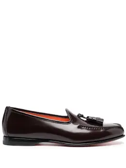 Santoni: Красные туфли 