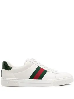 Gucci-Ace Leather Sneakers-Donna 52726527131988