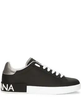 Dolce & Gabbana-Portofino Leather Sneakers-Uomo 52887194108244