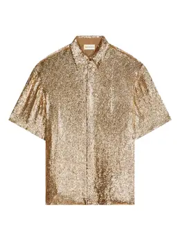 DRIES VAN NOTEN: Рубашка с коротким рукавом 