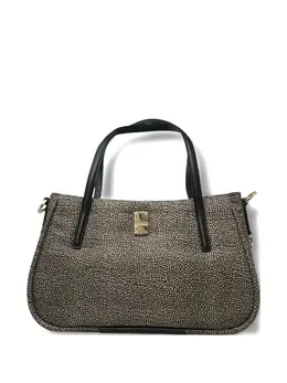 Сумка-тоут среднего размера с принтом Borbonese, нейтральный 32245214 | нейтральные цвета