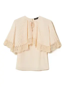 TWINSET: Розовый топ 