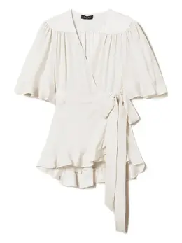 TWINSET: Блуза с запахом 