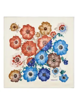 Ferragamo: Шарф с принтом 