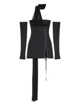 Blumarine: Платье с открытыми плечами 