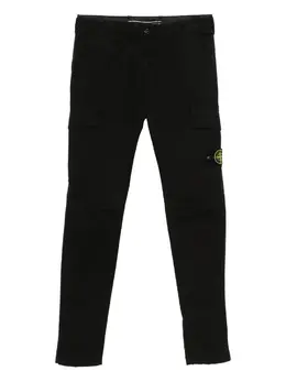 Stone Island: Чёрные брюки  Compass