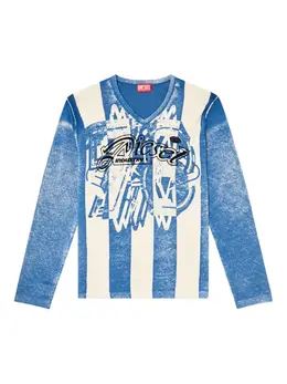 Diesel: Свитер в полоску 