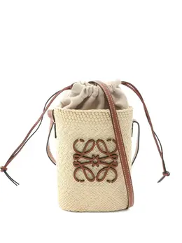 Loewe raffia shoulder bag 32007954