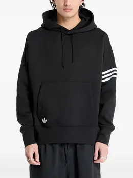 adidas: Чёрная толстовка 