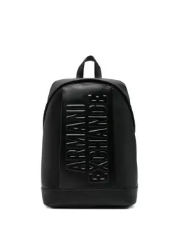 Рюкзак с тисненным логотипом Armani Exchange, черный 32164456 | черный