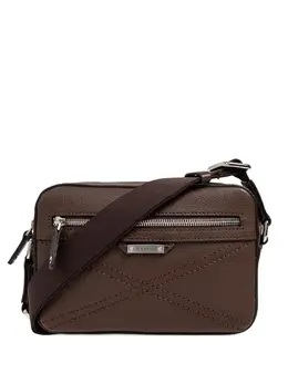Сумка через плечо из кожи с логотипом Iceberg, коричневый 31997375 | коричневый