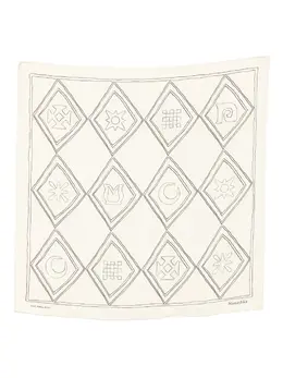 Nanushka: Белый шарф 