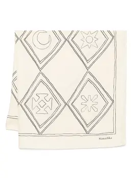 Nanushka: Чёрный шарф 