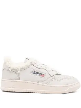Autry shearling-trim sneakers 32462041
