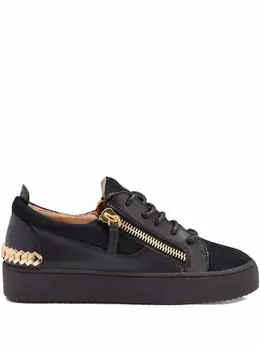 Giuseppe Zanotti Gail chain-link detail sneakers 17051811