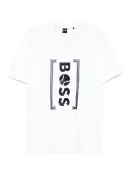 BOSS: Белая футболка 