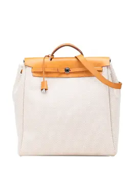 Hermes 2003 Toile Herbag MM satchel 32335595