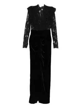 Alessandra Rich: Кружевное платье 