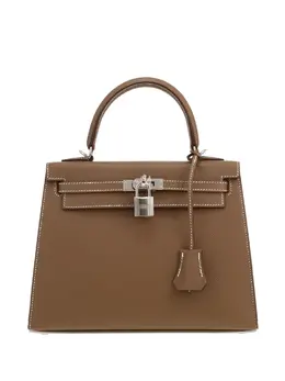 Hermes 2025 Kelly 25 leather tote bag 32304460