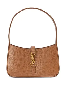 Saint Laurent logo-plaque leather shoulder bag 32062288