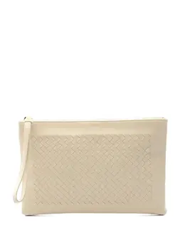 Bottega Veneta 2010s Intrecciato leather clutch bag 32314547