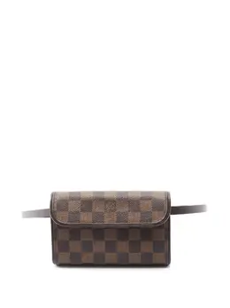 Louis Vuitton 2001 Damier Ebene Florentine Pochette belt bag 32365263