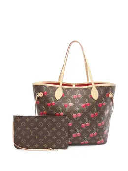 Louis Vuitton 2021-2025 Takashi Murakami Monogram Cherry Neverfull MM tote bag 32373408