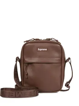 Supreme leather messenger bag 32328717