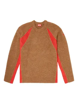 Diesel: Коричневый свитер 