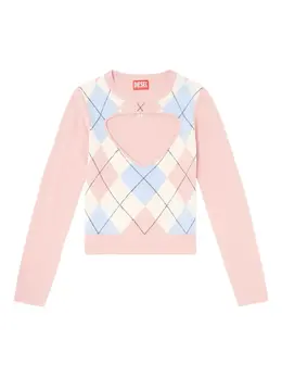 Diesel: Розовый свитер 
