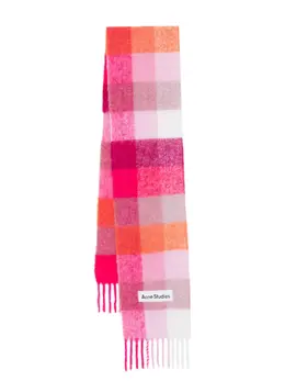 Acne Studios: Розовый шарф 
