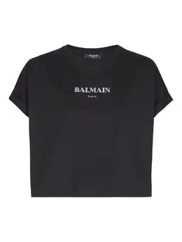 Balmain: Футболка с принтом 