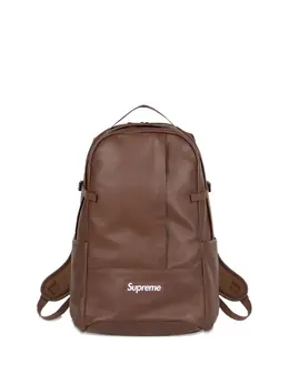 Supreme leather backpack 32328841