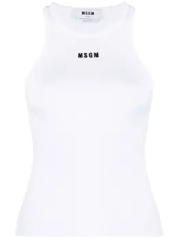 MSGM: Белая майка 