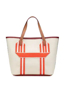 Hermes 2022 Toile and Clemence Pursangle tote bag 32336037