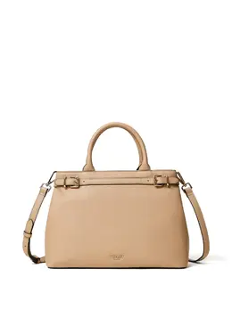 TWINSET: Бежевая сумка-шоппер 