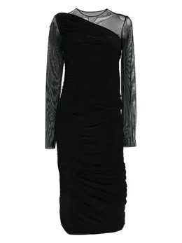 Norma Kamali: Драпированное платье 