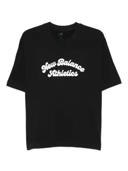 New Balance: Хлопковый топ 