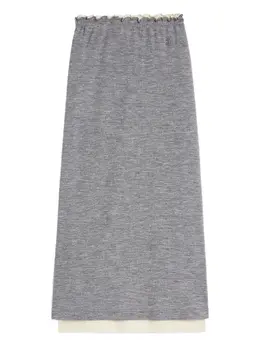 Jil Sander: Юбка из шерсти 