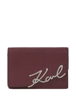 Karl Lagerfeld: Бордовый кошелёк  Signature