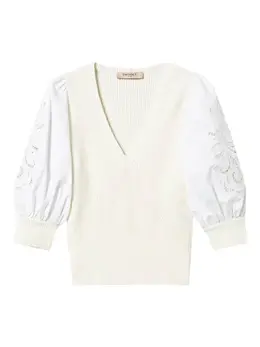 TWINSET: Свитер с рукавами-фонариками 