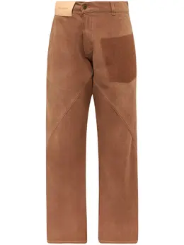 JW Anderson: Коричневые джинсы 