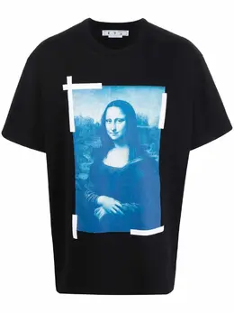 Off-White: Футболка  Monalisa с коротким рукавом